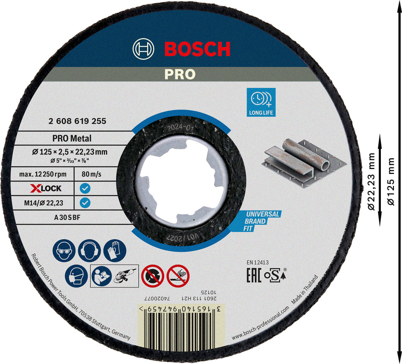 Bosch Cutting Disc X-LOCK Expert >Metal