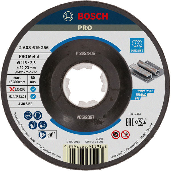Disco de corte Bosch X-LOCK Expert &gt;Metal