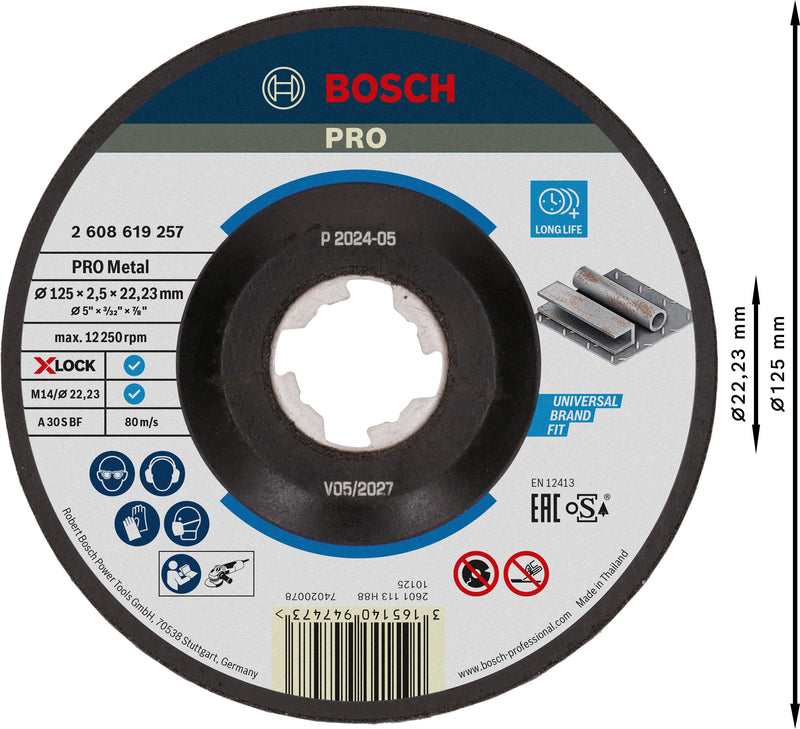Bosch Cutting Disc X-LOCK Expert >Metal