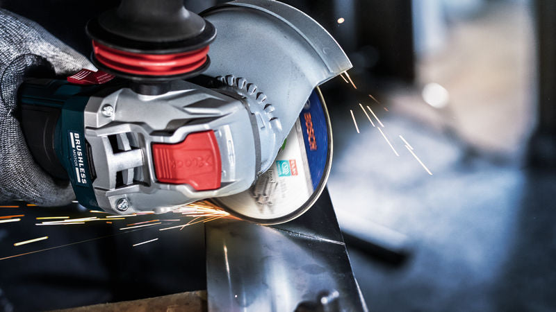 Bosch Accessories Grinding and Cutting Discs (PRO Stainless Steel and Metal Bonded Abrasive Cutting Disc, 125 x 1 x 22.23 mm, X-Lock, flat, 10 units)