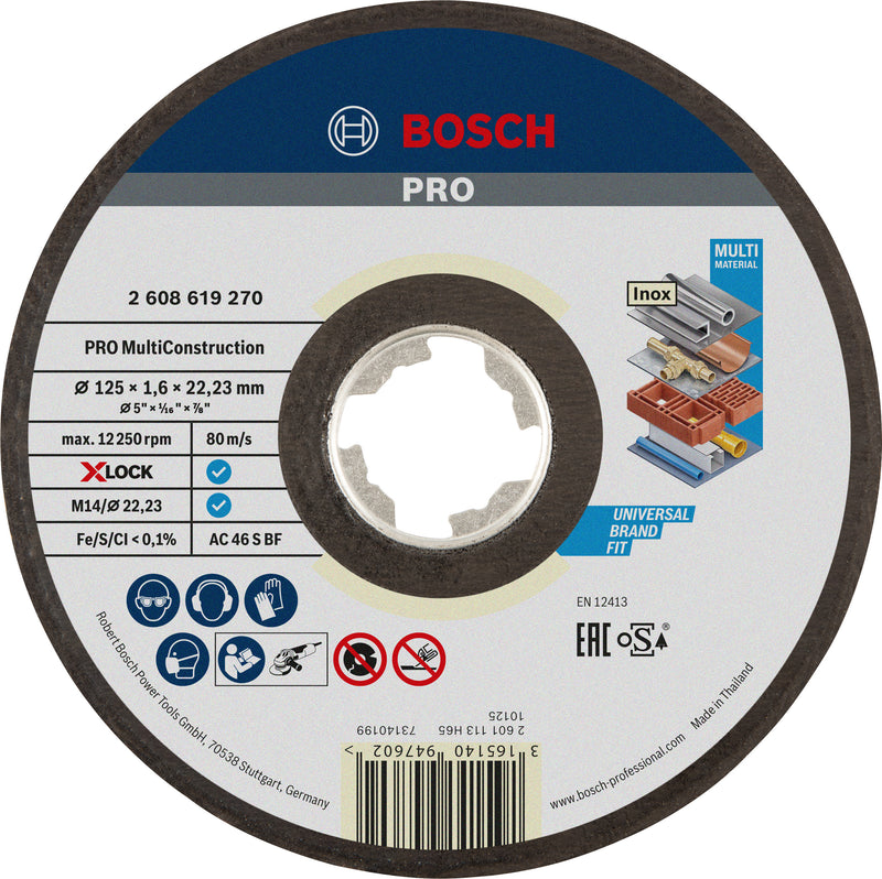 Bosch Cutting Disc X-LOCK Multi Constr.
