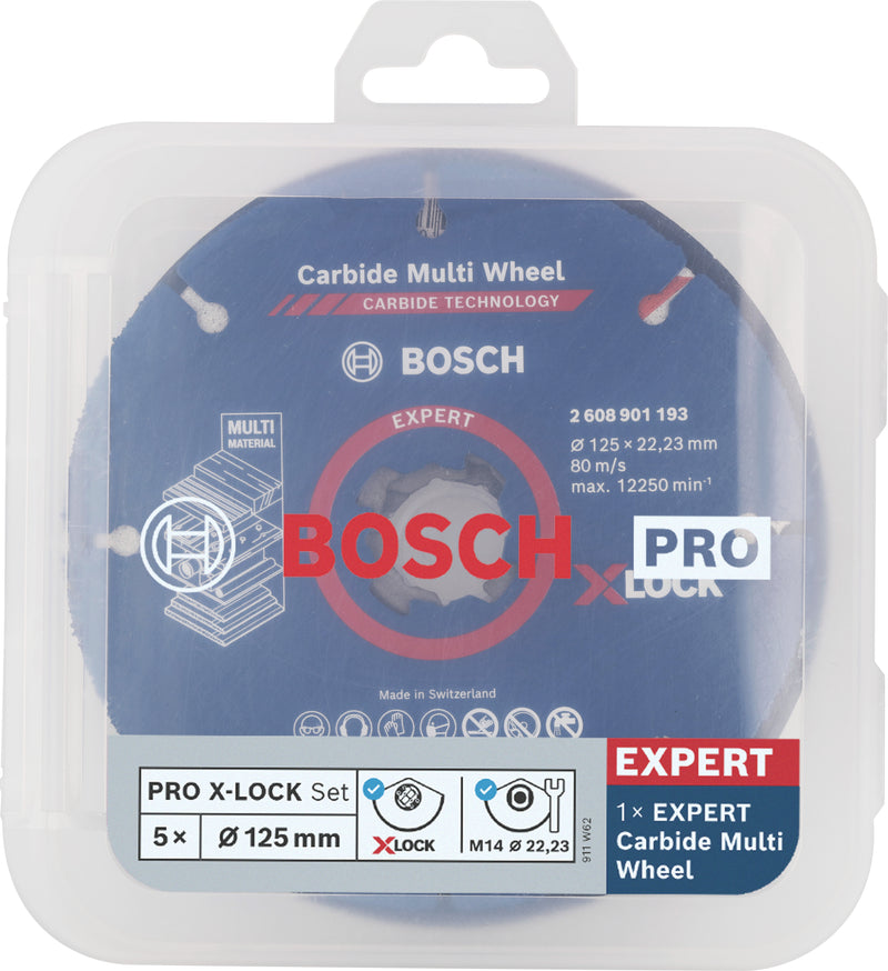 Bosch Cutting-Off Wheel set X-LOCK 125mm