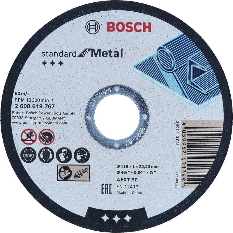 Disco de corte recto Bosch Standard para metal