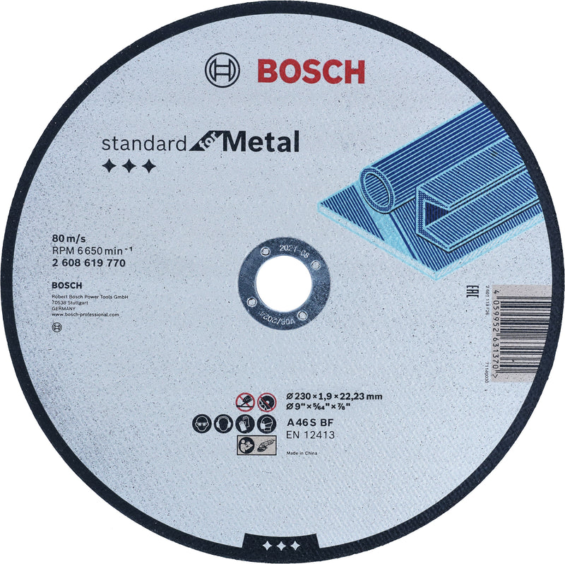 Bosch Standard for Metal Straight Cutting disc