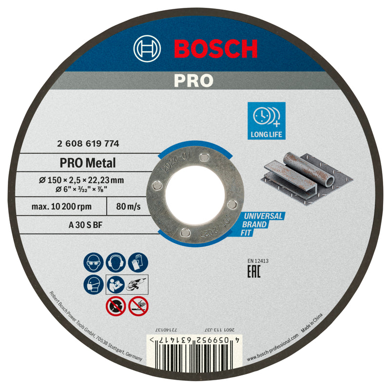 Bosch TS Std. para Metal 150x2,5x22,23 gerade