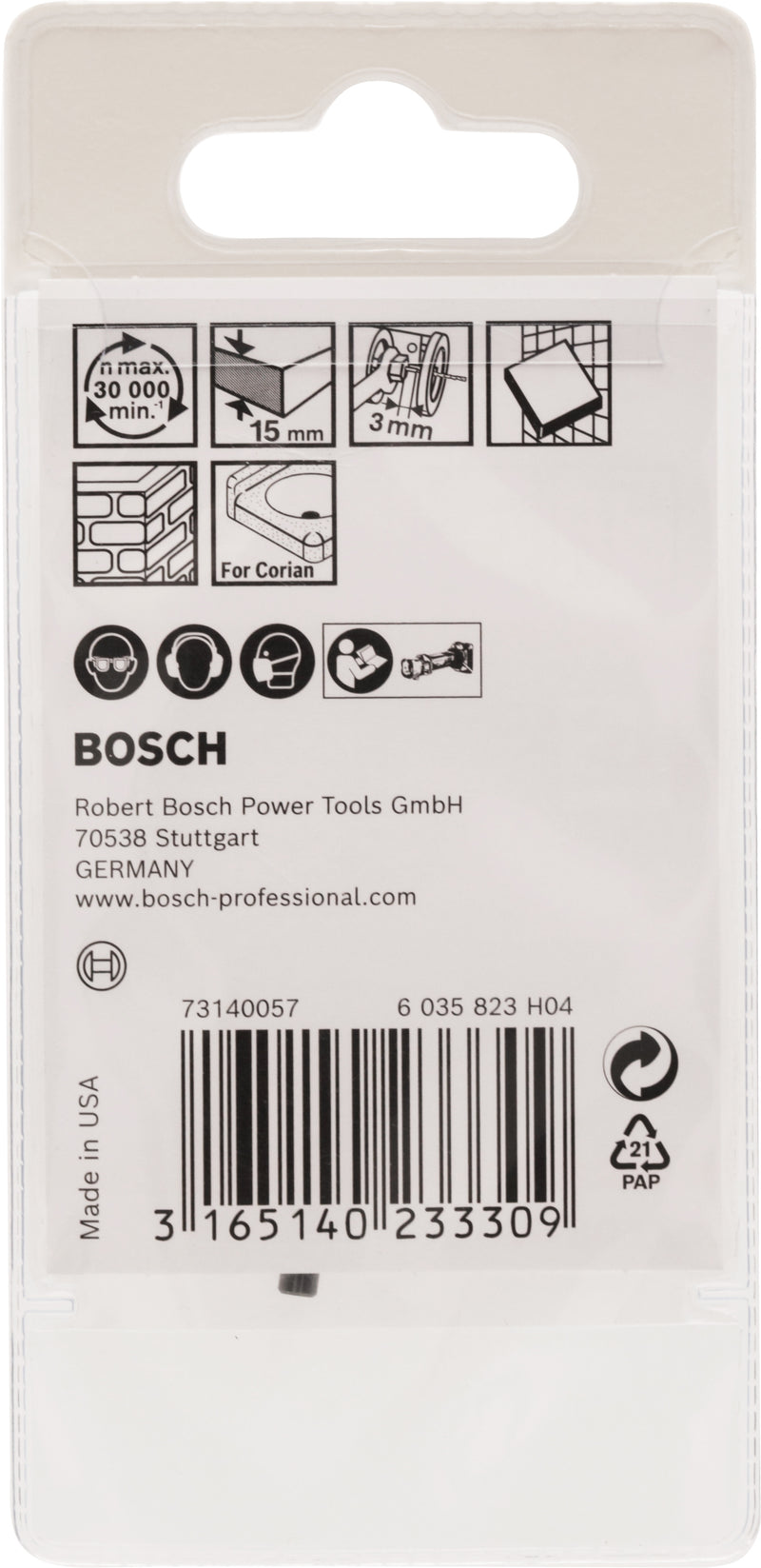 Broca para cortar azulejos de pared Bosch