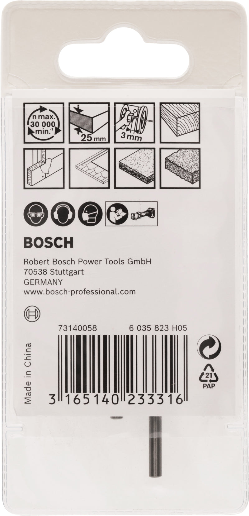 Broca de corte multiusos Bosch