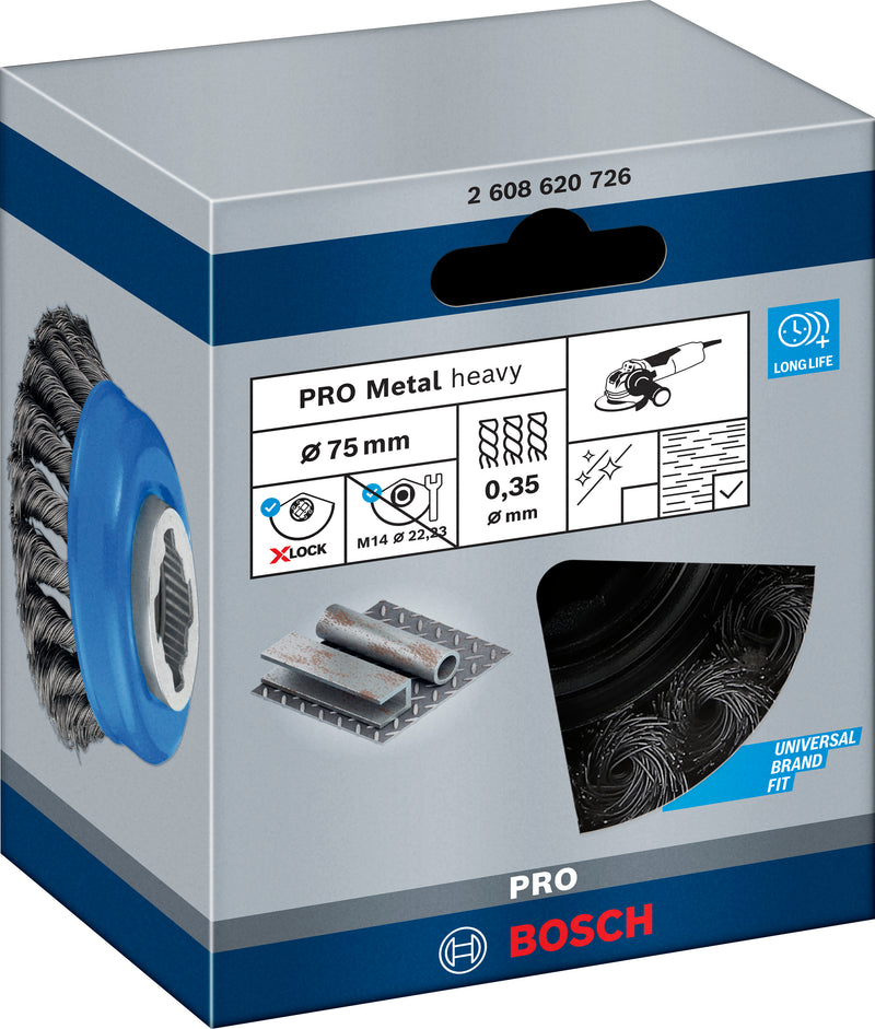 Bosch Brush X-LOCK Heavy > Metal
