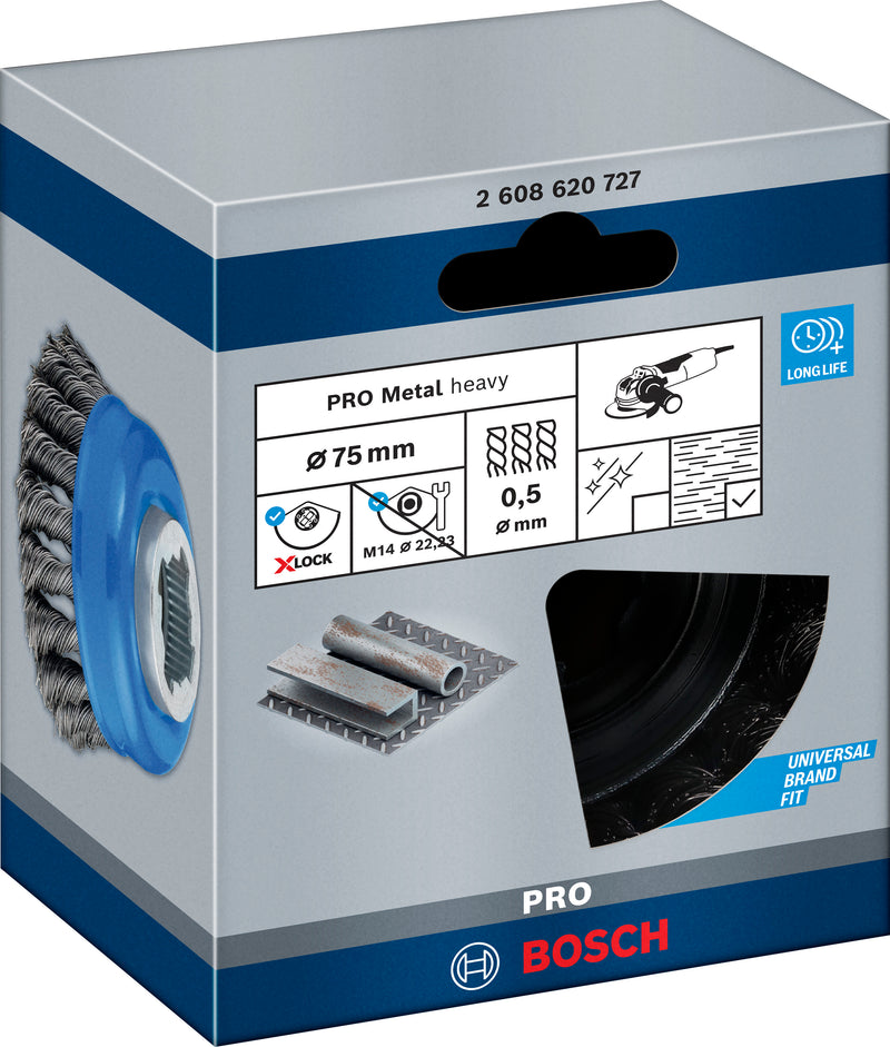 Bosch Brush X-LOCK Heavy > Metal