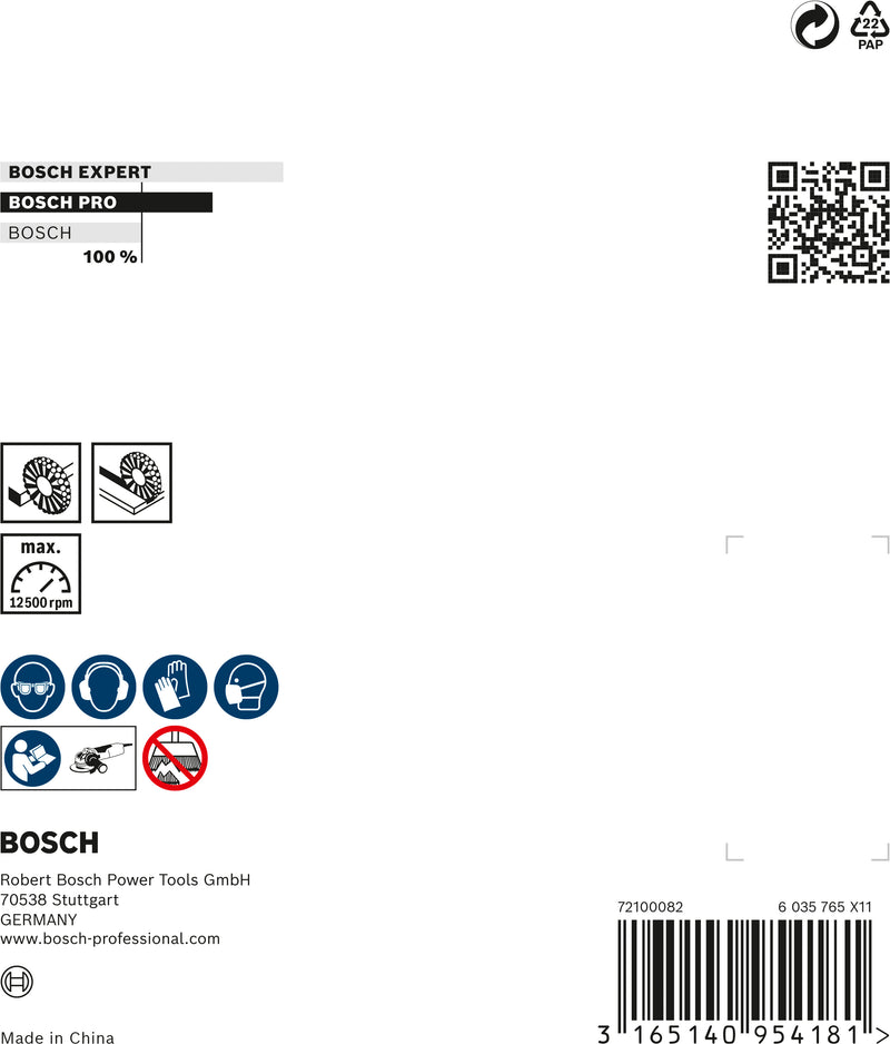 Escova Bosch X-LOCK Clean &gt; Metal