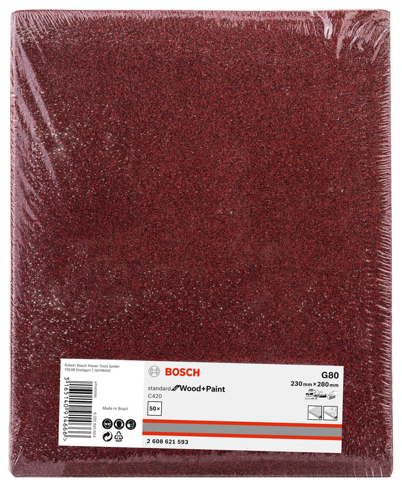 Bosch Sanding Sheet C420,230X280mm,G80