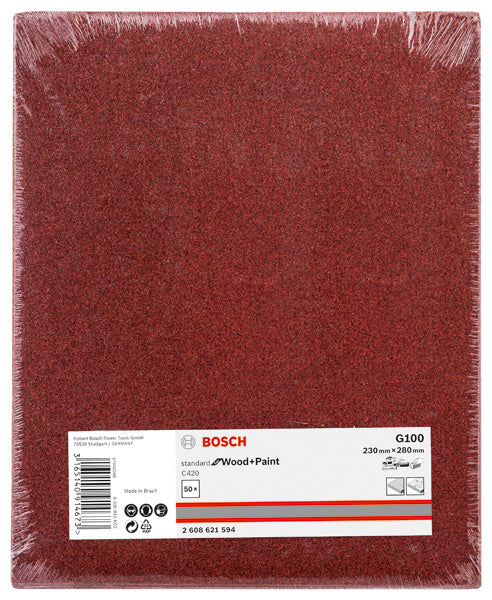 Folha de lixa Bosch C420,230X280mm,G100