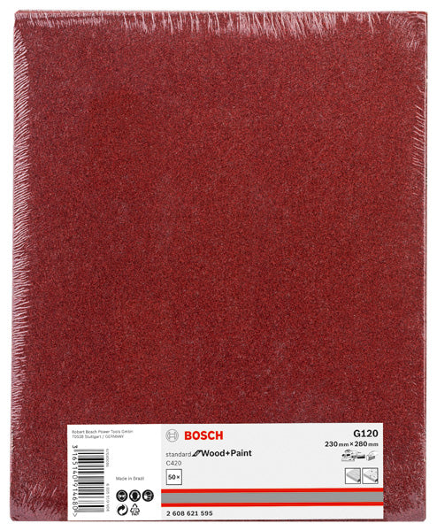 Folha de lixa Bosch C420,230X280mm,G120