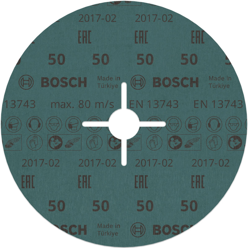 Bosch Fibre-Sanding Disc BfM+I,180mm,G50
