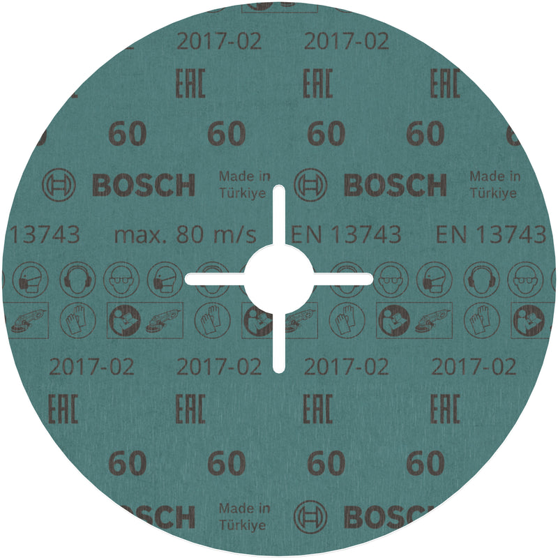 Bosch Fibre-Sanding Disc BfM+I,180mm,G60