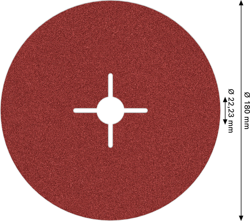 Bosch Fibre-Sanding Disc BfM+I,180mm,G80