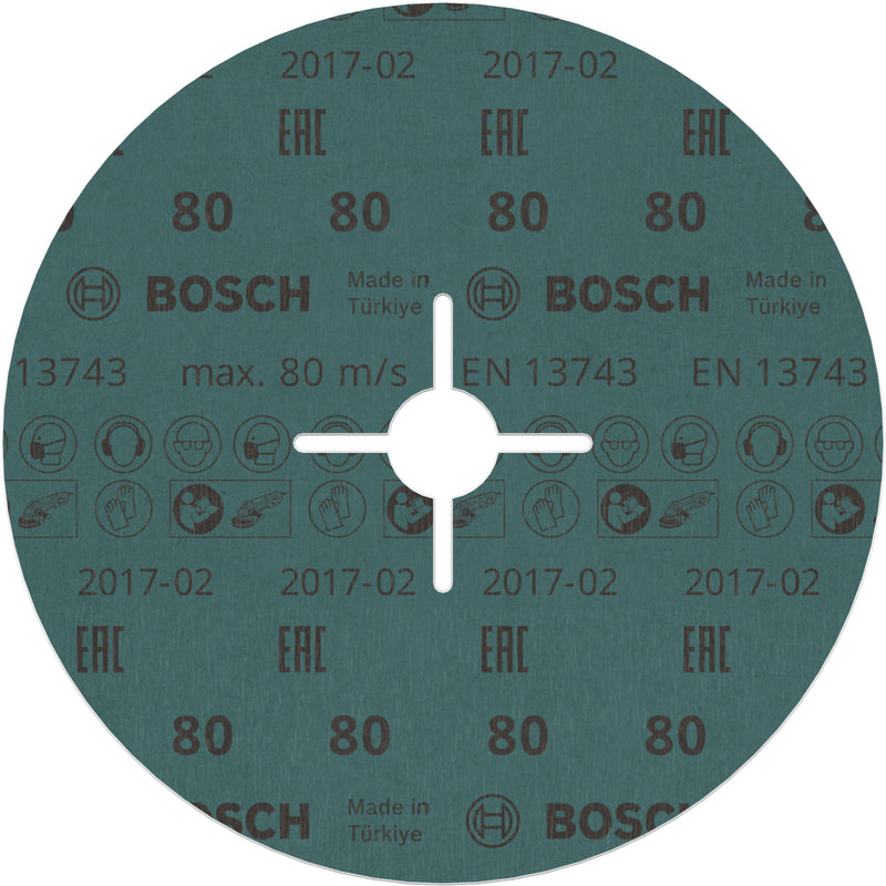 Bosch Fibre-Sanding Disc BfM+I,180mm,G80