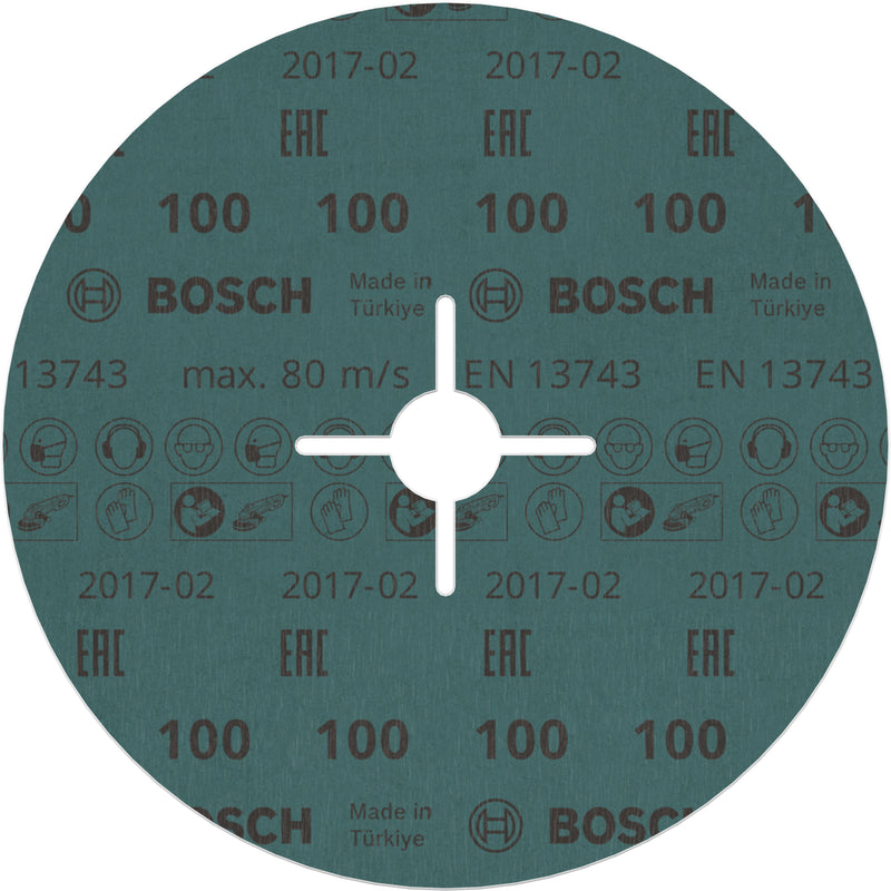 Bosch Fibre-Sanding Disc BfM+I,180mm,G100