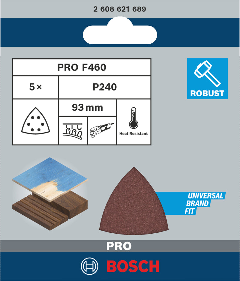 Bosch Sanding Sheet F460 BfWP,G240,93mm