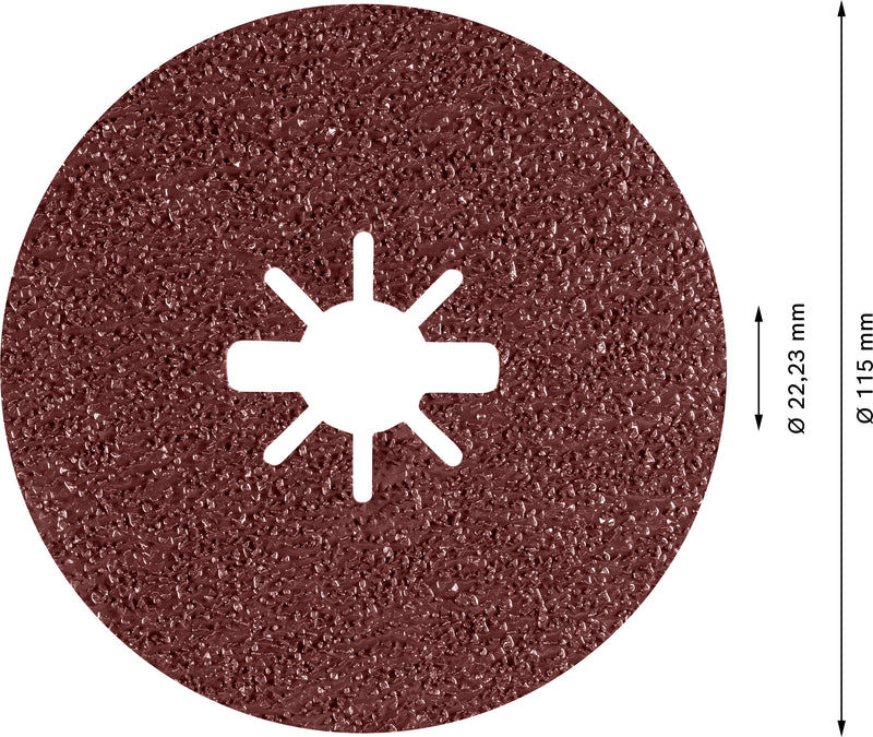 Bosch Fibre-Sanding Disc EX R781,115,36+,5X