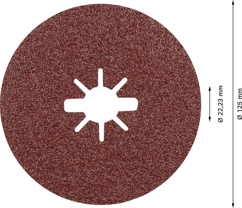 Bosch Fibre-Sanding Disc EX R781,125,60+,5X