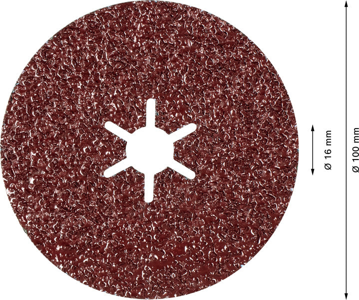 Disco de lijado de fibra Bosch Exp R781,100,36+,25x