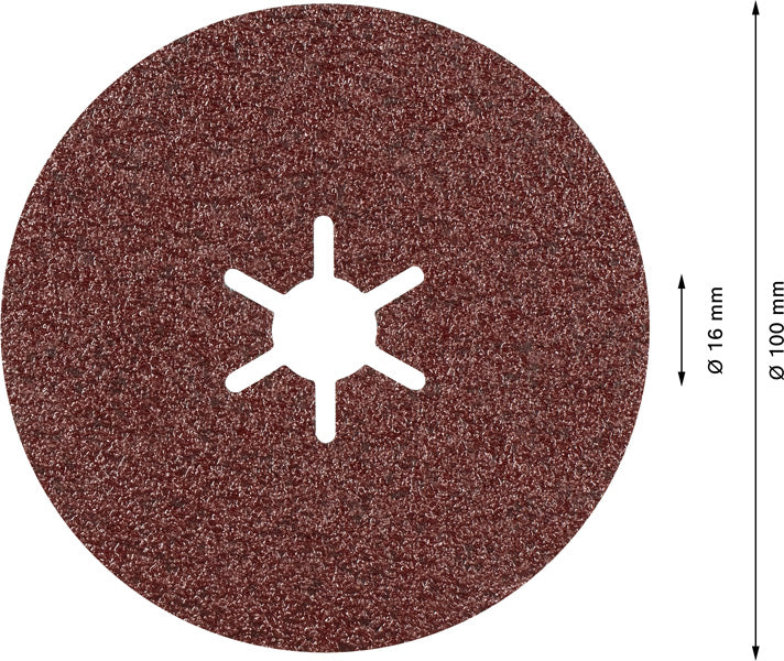 Bosch Fibre-Sanding Disc Exp R781,100,80+,25x
