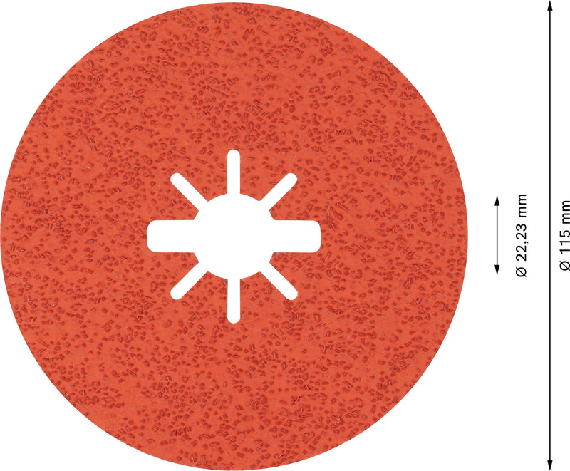Bosch Fibre-Sanding Disc Exp R782,115,36+,25x