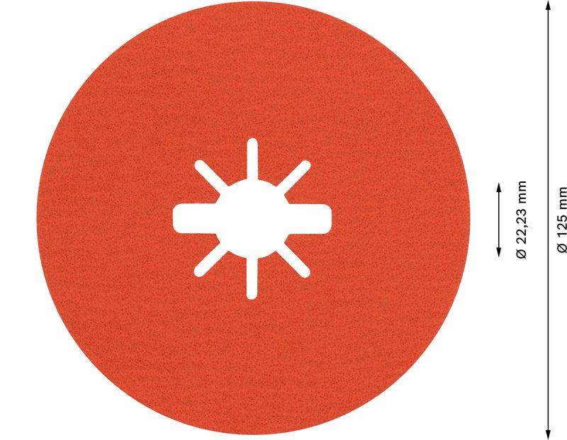 Bosch Fibre-Sanding Disc Exp R782,125,80+,25x