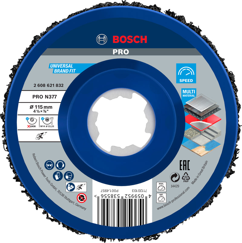 Disco de limpeza Bosch Abrasive Web X-LOCK
