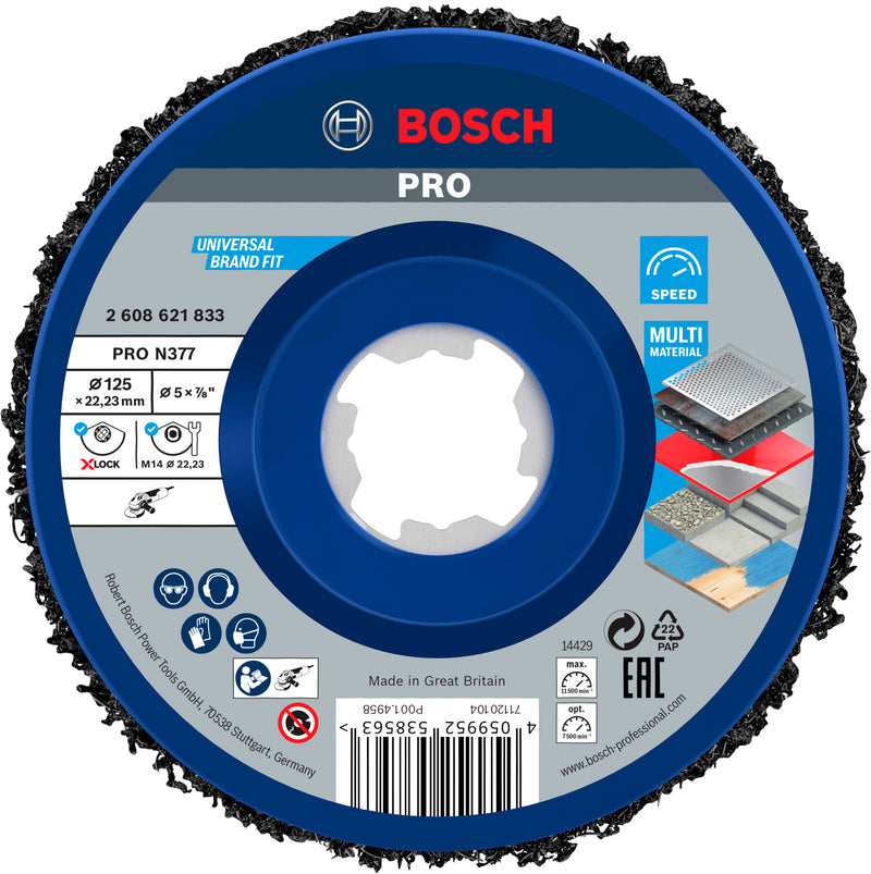 Disco de limpieza Bosch Abrasive Web X-LOCK