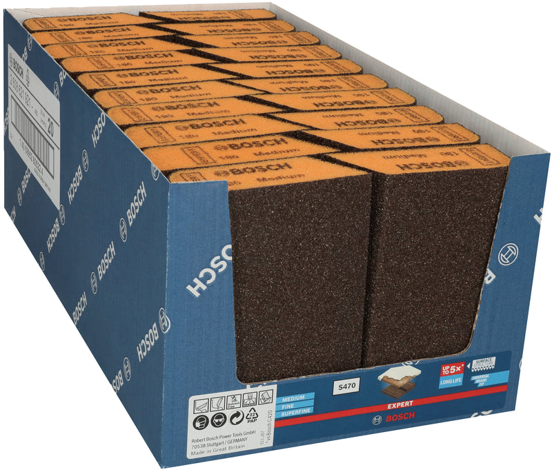 Taco de lijado de espuma Bosch EXPERT Combi S470 69 x 97 x 26 mm, mediano