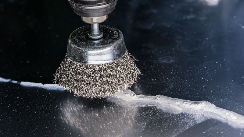 Bosch 6mm Shank Cup Brush 50mm Crimped Steel