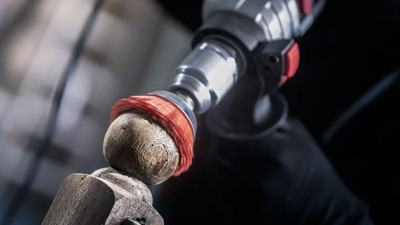 Bosch 6mm Shank Wire Wheel 75mm, Nylon 1.1mm