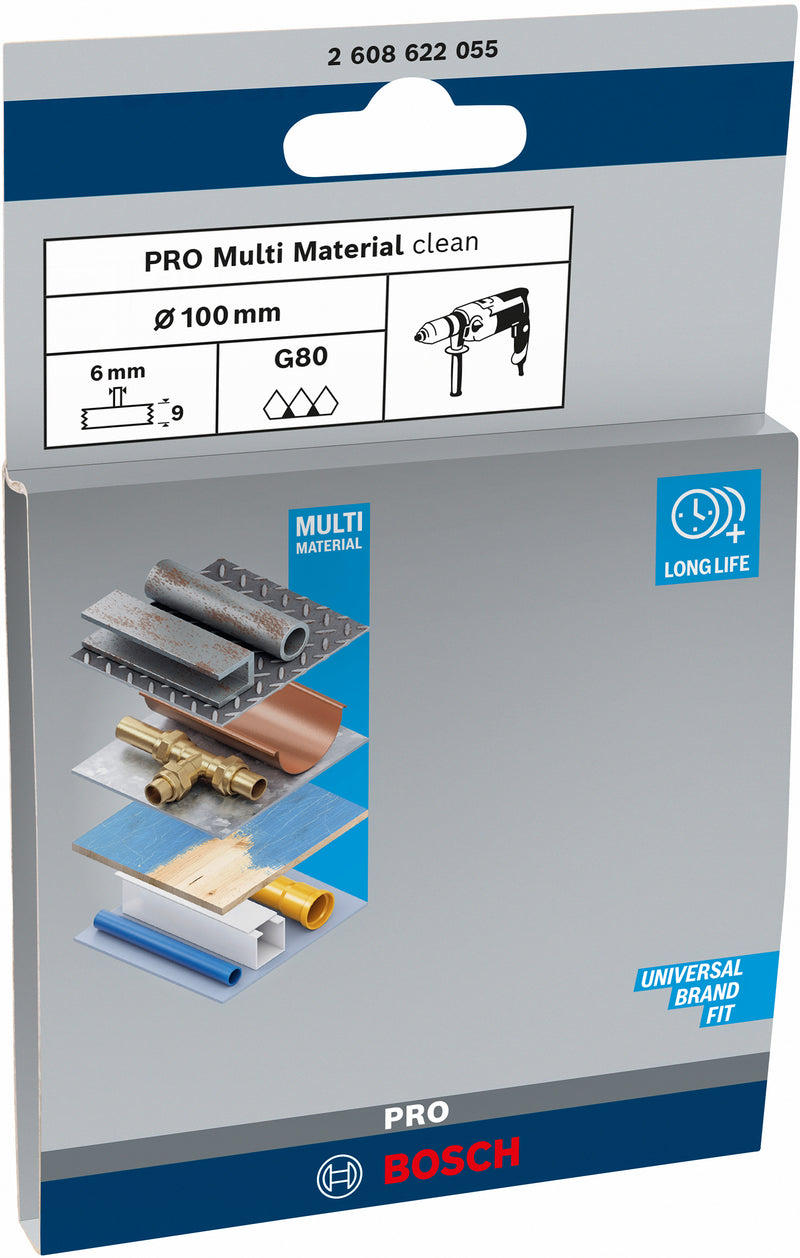 Bosch 6mm Shank Wire Wheel 75mm, Nylon 1.1mm