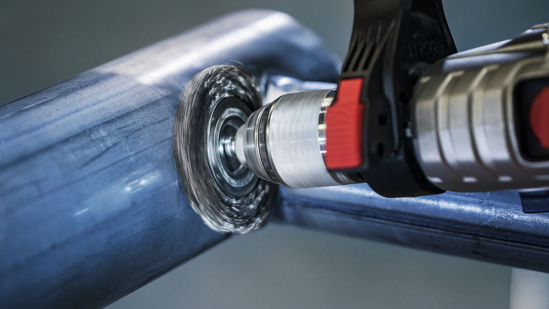 Bosch 6mm Shank Wire Wheel 75mm, Knotted,0.5mm