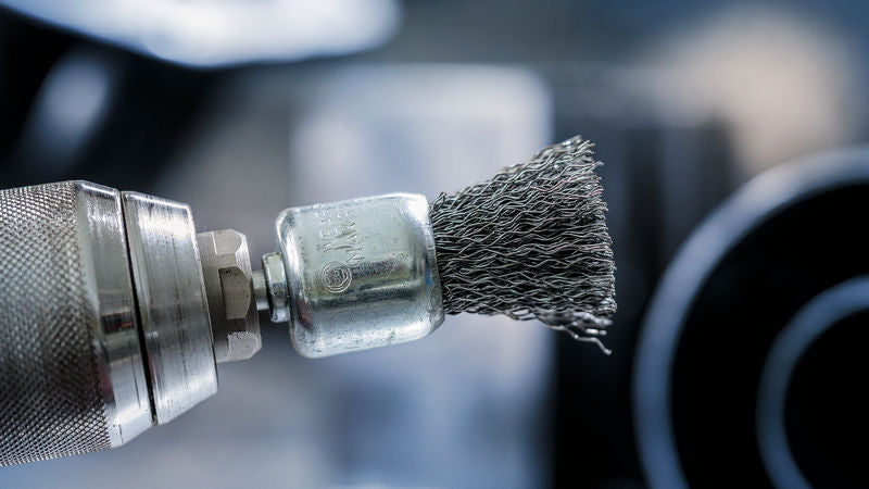 Bosch 6mm Shank Pencil Brush 10mm, Knotted