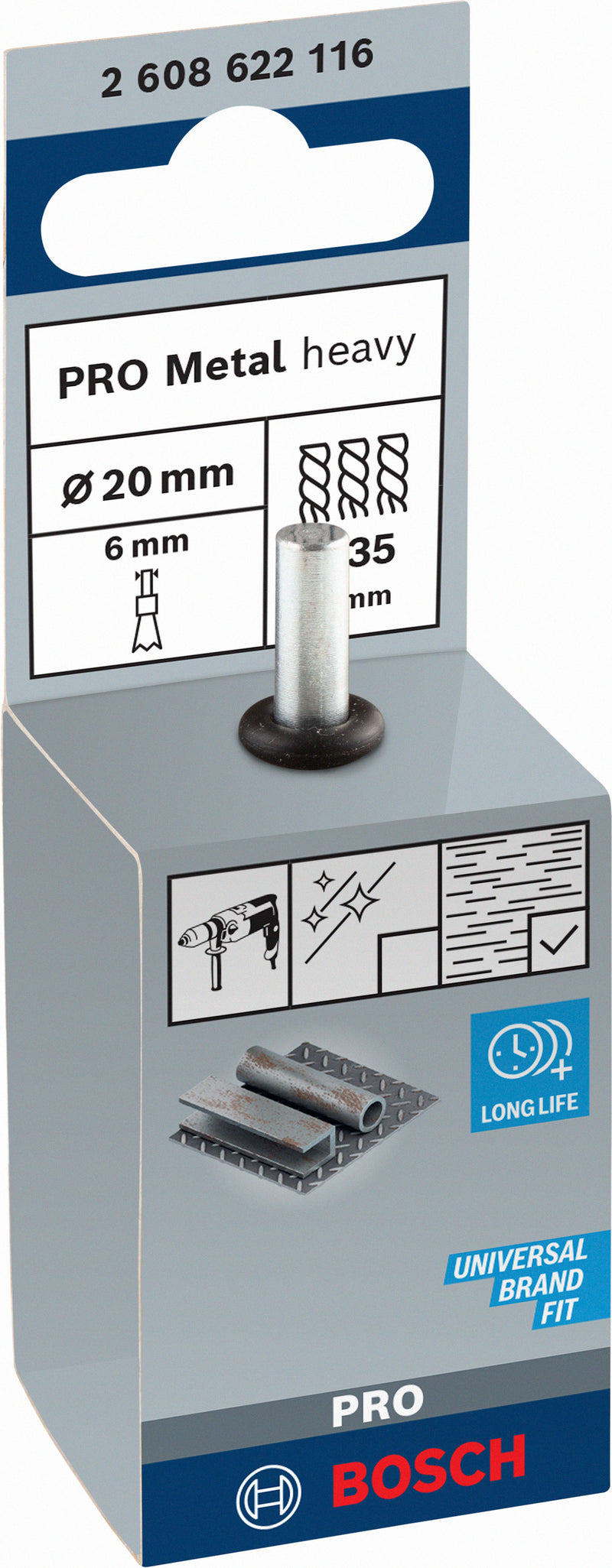 Bosch 6mm Shank Pencil Brush 20mm, Knotted