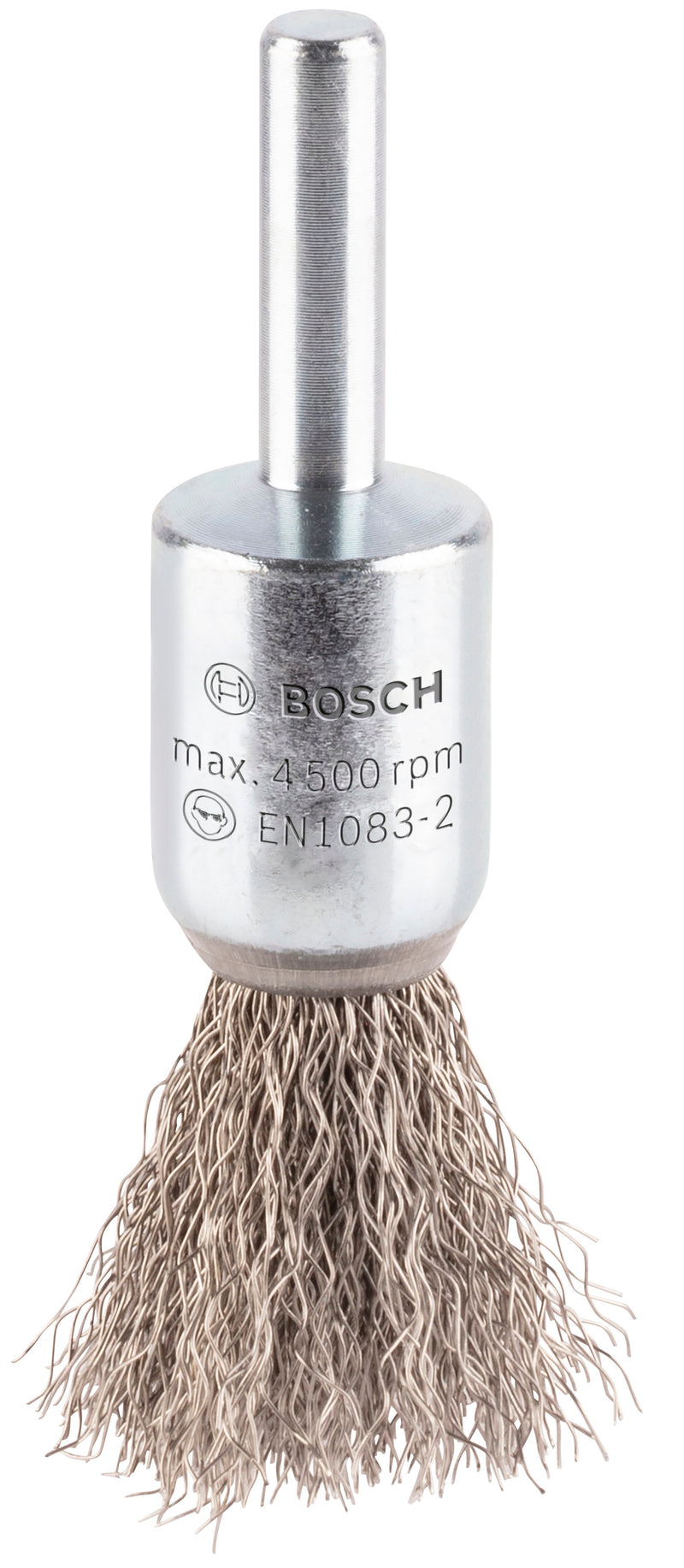 Bosch 6mm Shank Pencil Brush 15mm Crimped Inox