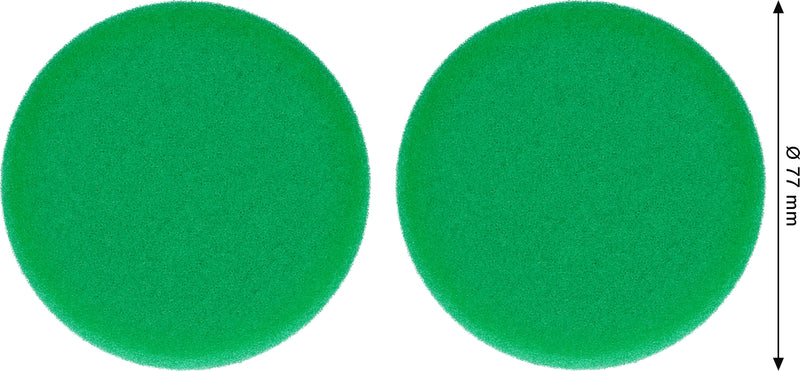 Herramienta de pulido Bosch Accessories (esponja de pulido, 77 mm, corte, 2 uds.)