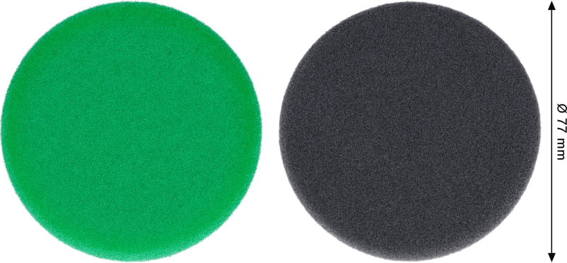 Bosch Accessories Polishing Tool (Polishing sponge set, 77 mm, 2 units)