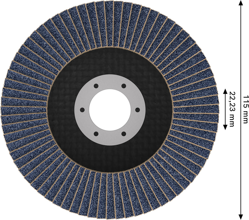 Discos de láminas Bosch Accessories (discos de láminas X451, 115 x 22,23 mm, G120, T29, 60 uds.)
