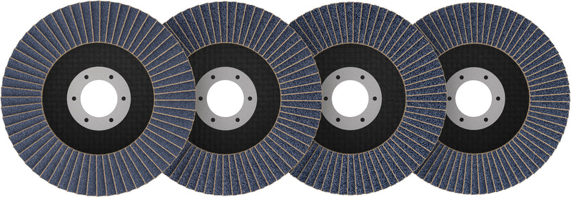 Discos de láminas, juego de accesorios Bosch (juego de discos planos X451, 115 x 22,23 mm, G40; 60; 80; 120, T29, 60 uds.)
