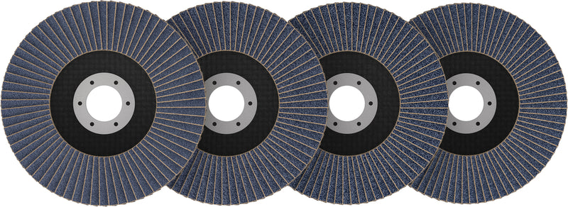 Discos de lamelas, conjunto Bosch Accessories (Conjunto de discos de lamelas X451, 125 x 22,23 mm, G40; 60; 80; 120, T29, 60 pcs)