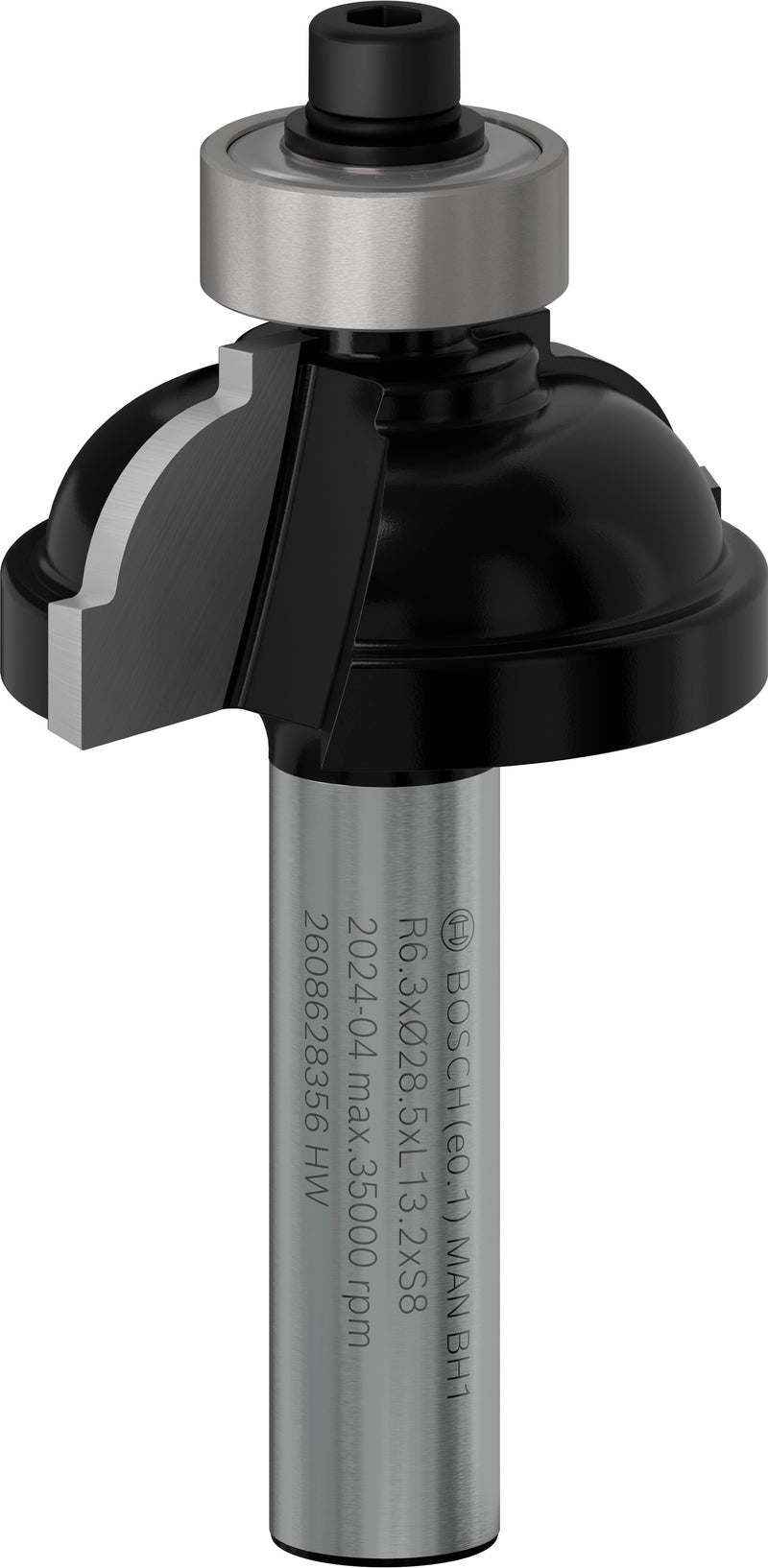 Bosch Classic groove router for PRO router, R 6.3, 8 mm shank