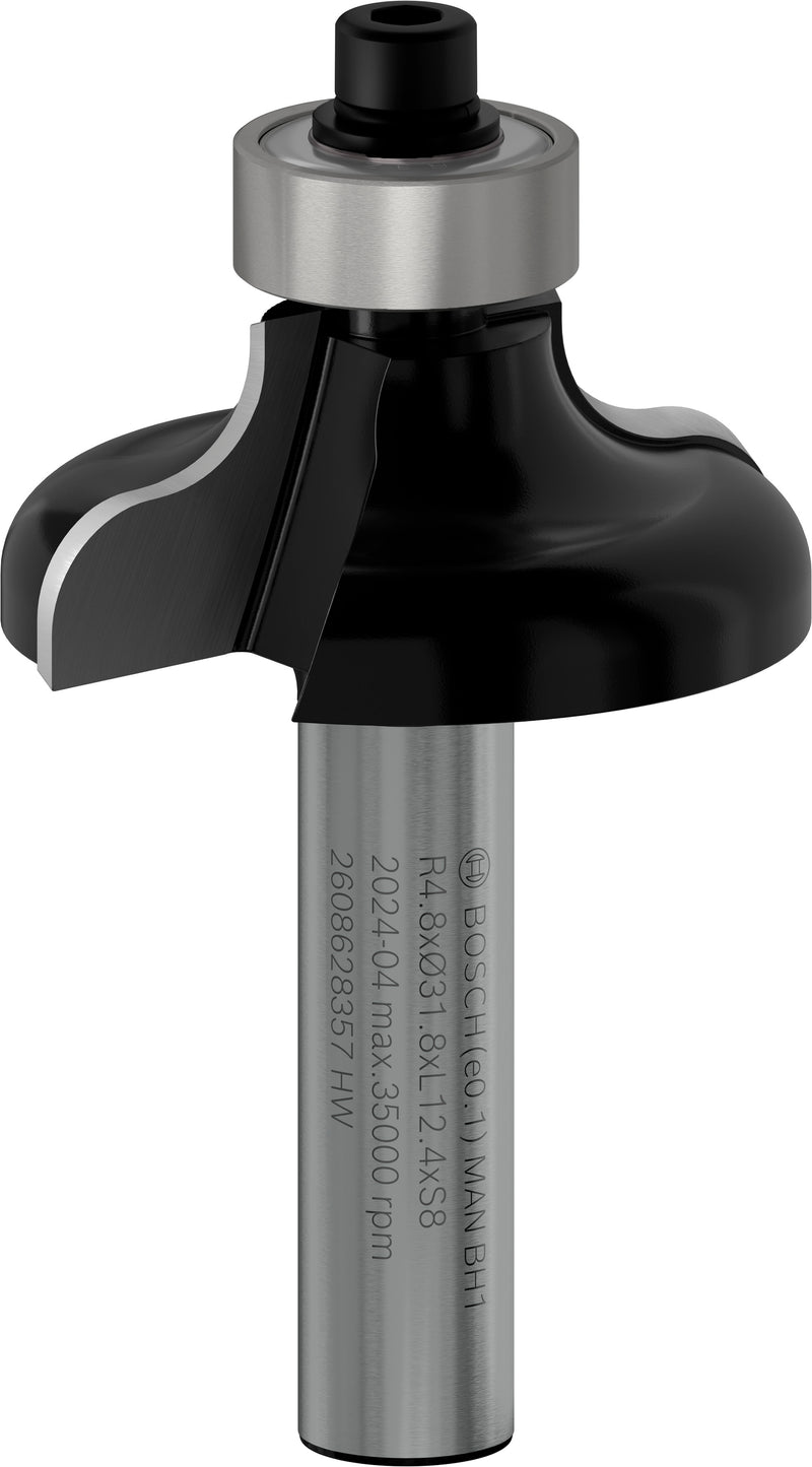 Bosch PRO router pointed fillet mill, R 4.8, 8 mm shank