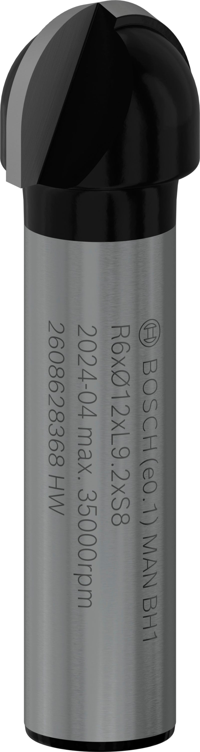 Fresa de ranhuras redondas Bosch PRO, R 6, haste de 8 mm