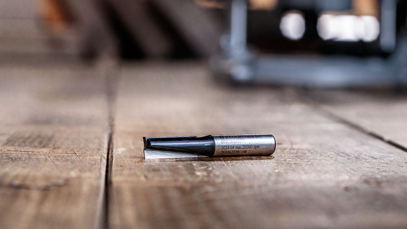 Broca de tupia reta Bosch PRO, duas ranhuras, Ø 11 x L 19,6, haste de 8 mm