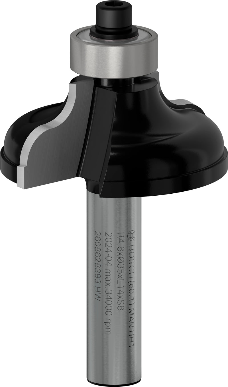 Bosch Classic heel cutter for PRO router, R 4.8, 8 mm shank