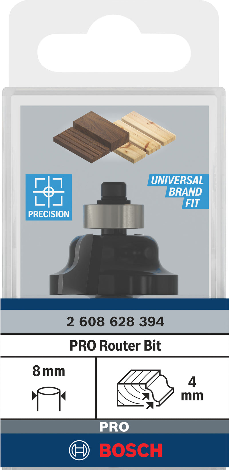 Bosch PRO router bead mill, R 4, 8 mm shank